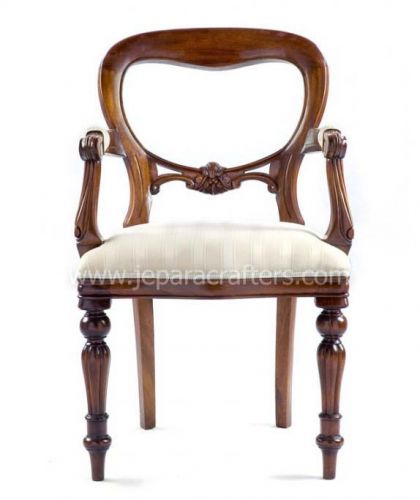 Mahogany Dutch Plain Armchair MH-CH003